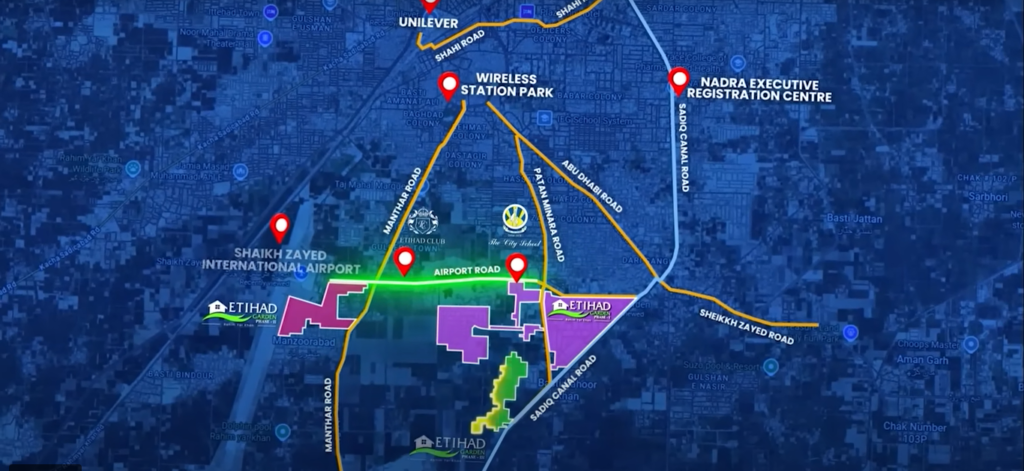 Etihad Town Islamabad Master Plan
